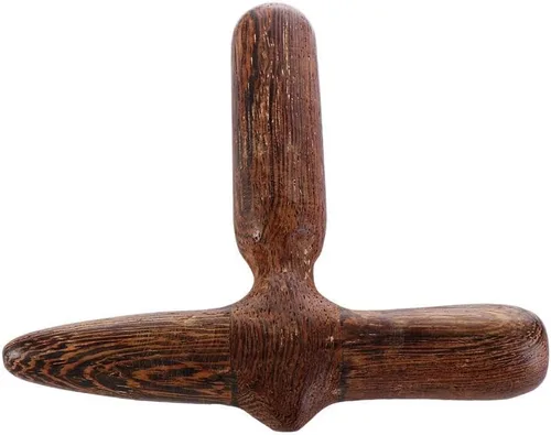Miniatura 7 de Herramienta de masaje de pies, punto de gatillo de madera, masaje de pies de sándalo, martillo cruzado portátil, palo de masaje corporal para viajes