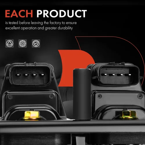 Miniatura 6 de A-Premium Paquetes de bobinas de encendido del motor compatibles con Mazda Miata 1994-1995