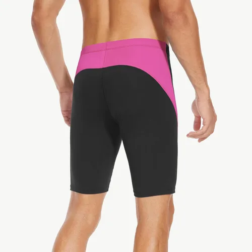 Miniatura 22 de Traje de baño deportivo competitivo para hombre, traje de entrenamiento de resistencia de carreras, pantalones cortos de natación de secado rápido