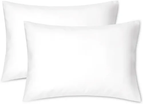 Miniatura 22 de EXQ Home Juego de 2 fundas de almohada de viaje de 13 x 18 pulgadas, fundas de almohada pequeñas para almohadas de bebé de 12 x 16 pulgadas, 13 x 18