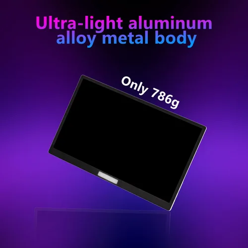 Miniatura 7 de Monitor portátil 4K de 15.6 pulgadas UHD 3840 x 2160 monitor portátil para juegos 130% sRGB pantalla táctil de metal ligero con monitor de viaje