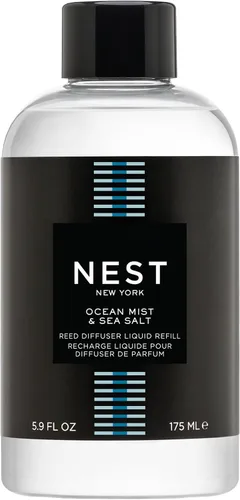 Miniatura 12 de NEST New York Recambio líquido para difusor de cañas, limón y menta Amalfi, 5.9 onzas líquidas, fragancia para hasta 90 días, sin llama