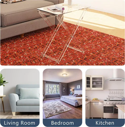 Miniatura 4 de Bandeja de TV plegable de acrílico, mesa plegable para muebles modernos y pequeños, mesa auxiliar para sala de estar, dormitorio, cocina, mesa