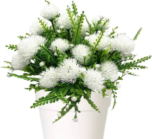 Miniatura 14 de Flores artificiales de plástico para el aliento del bebé, gypsophila falsa para interiores y exteriores, corona de niña, ramo de novia, hogar