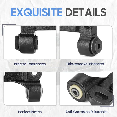 Miniatura 5 de Kits de suspensión de brazos de control inferiores delanteros para Chevy Trailblazer 2002-2009, Chevy Trailblazer EXT 2002-2006, GMC Envoy 2002-2009