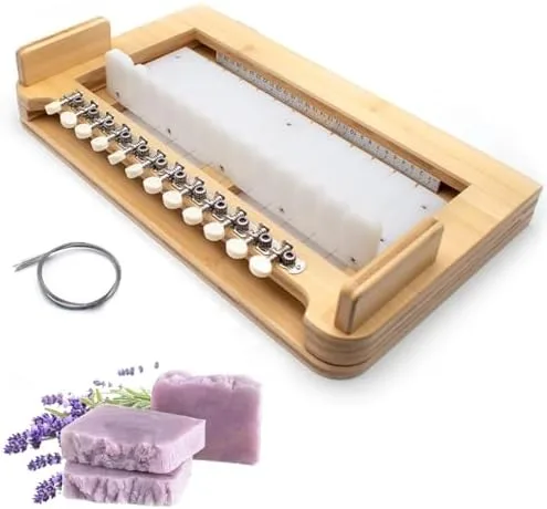 Cortador de jabón de madera, una herramienta multifuncional para cortar jabón con 12 alambres de acero, el juego de herramientas de fabricación de