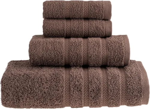 Miniatura 38 de HALLEY Paquete de 4 toallas de mano turcas de alta calidad (4 piezas) de 650 GSM, altamente absorbentes, súper suaves, 100% algodón, 4 toallas