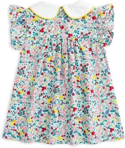Miniatura 2 de Simplee kids Vestido azul claro para niñas Vestido de verano para niñas Vestido floral para niños pequeños Vestido de bebé azul