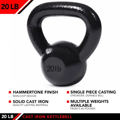 Miniatura 3 de JFIT Kettlebell Weights Cast Iron
