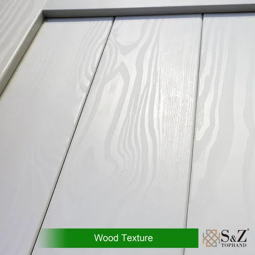 Miniatura 3 de S&Z TOPHAND® Puerta de granero doble de MDF de 18 x 84 pulgadas con kit de herrajes para puerta corredera de 6 pies, tablero sólido de puerta