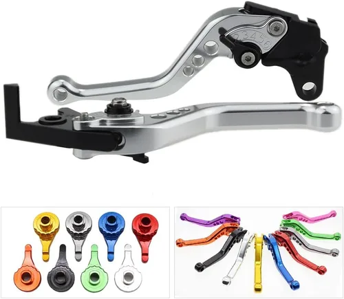 Miniatura 4 de FXCNC Palancas de embrague de freno ajustables para motocicleta compatibles con Meteor 350 2022-2024