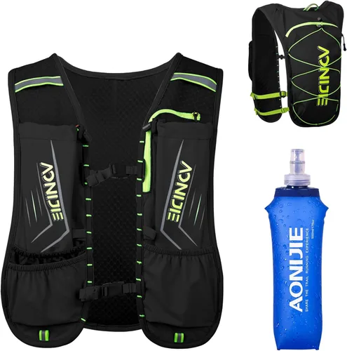 Miniatura 20 de Azarxis Chaleco de Hidratación para Correr Mochila 5L 5.5L para Mujeres y Hombres para Correr en Senderos Carrera de Maratón Ciclismo Senderismo
