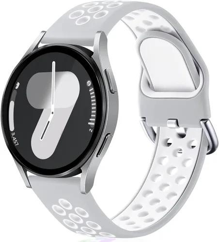 Miniatura 16 de Lerobo Correa de reloj de 20 mm compatible con Galaxy Watch 7 6 5 4 Banda de 40 mm 44 mm/Active 2 Correas de reloj/Galaxy Watch FE 4 6 Classic 46 mm