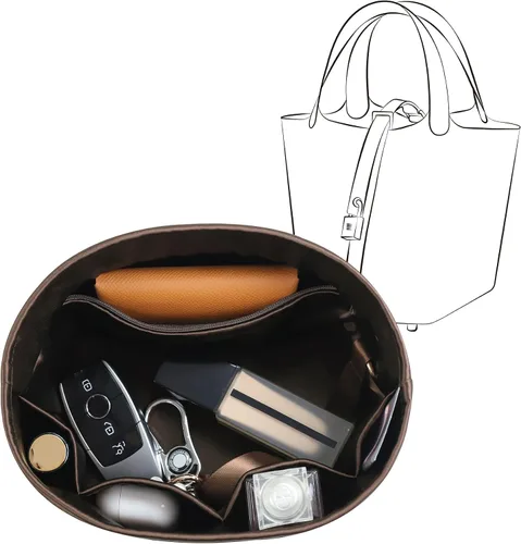 Miniatura 26 de Se adapta a Picotin 18 bolsas, inserto organizador de bolso de seda de alta calidad, suave al tacto y ligero, organizador de lujo con caja de regalo