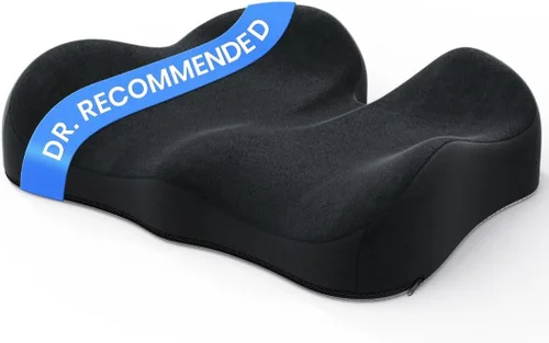 Miniatura 15 de Benazcap Cojín de Asiento con Memoria Extra Grande para Silla de Oficina Alivio de Presión Ciática y Alivio del Dolor de Coxis Almohadilla de Cóccix
