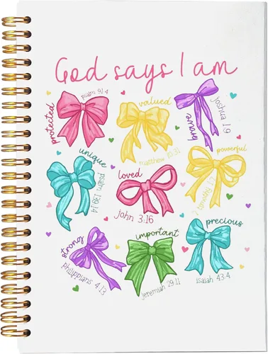 Miniatura 23 de VNWEK Black Woman I Am Beautiful - Cuaderno de espiral con citas inspiradoras y poderosas para niña, de 5.5 x 8.3 pulgadas, cuaderno de espiral