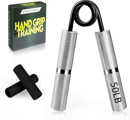 Miniatura 11 de Juego de Fortalecedor de Agarre de Mano 50LB-300LB, Entrenador de Fuerza de Agarre (Paquete de 1/2/4/6) Fortalecedor de Antebrazo para Construcción