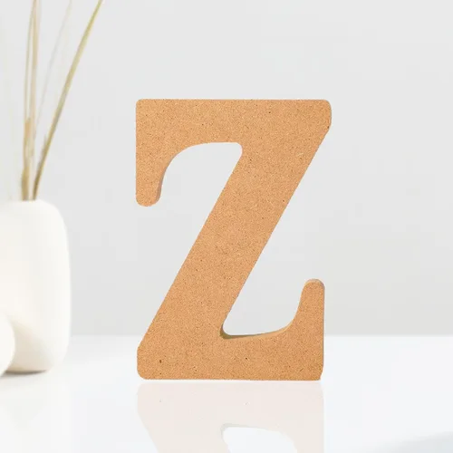 Miniatura 13 de AOCEAN Letras de madera diseñables de 4 pulgadas, letras de madera sin terminar para decoración de pared, letras decorativas de pie en rodajas