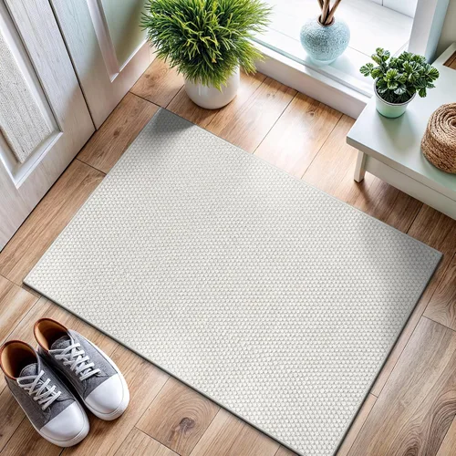 Miniatura 46 de CAMILSON Easy Alfombra de yute, 2 x 3 pulgadas, interiores y exteriores, fibra gris oscuro, para sala de estar, patio y cocina, diseño tejido