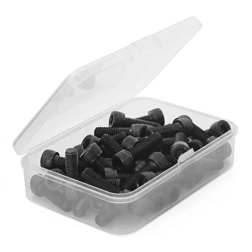 Miniatura 9 de Tornillos de cabeza hexagonal M6-0.039 x 0.472 in, acero de aleación de grado 12.9, unidad hexagonal métrica Allen, acabado de óxido negro, rosca a
