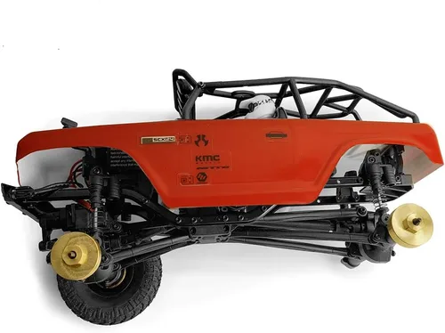 Miniatura 4 de RCLions 4 unids Heavy Duty latón rueda hexagonal adaptador 0.197 in para AXIAL SCX24 AXI90081 AXI00001 AXI00002 1:24 RC Crawler Actualizaciones