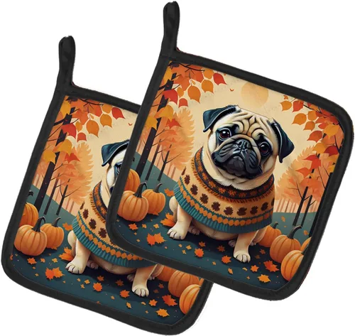 Miniatura 55 de Caroline's Treasures DAC1022PTHD Border Collie - Juego de soportes para ollas resistentes al calor, almohadillas calientes para horno, para cocinar