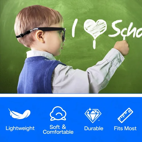 Miniatura 6 de Correa para gafas de sol para niños, sin cola, ajustable, cordones, soporte para gafas deportivas alrededor del cuello