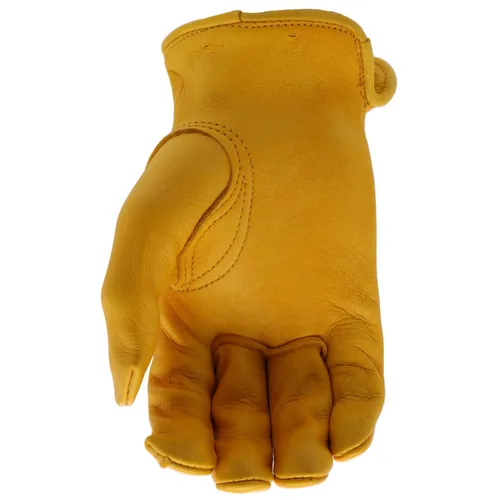 Miniatura 4 de Guantes de trabajo BOSS para hombre, de piel de ciervo de grano premium