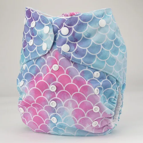 Miniatura 2 de Pañal de tela de 2 a 7 años de edad, bolsillo reutilizable lavable Junior Grande Azul