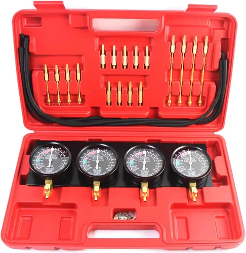 Miniatura 10 de Kit de herramientas de sincronización de carburador de motocicleta, equilibrador de vacío de combustible universal, sincronizador de carburador