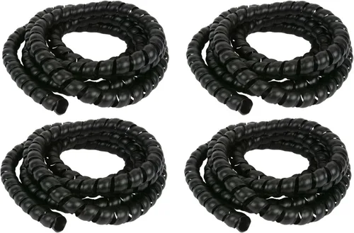Miniatura 16 de TEMCo ST0480-5/8" Manguera Hidráulica Envoltura Espiral Cubierta Protectora de Alambre de 10 pies Organizador de Cable de Guardia - 1 AÑO DE GARANTÍA