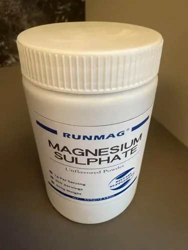 Miniatura 4 de Sal de Epsom Sulfato de Magnesio en polvo de grado alimenticio, 10.58 oz por botella