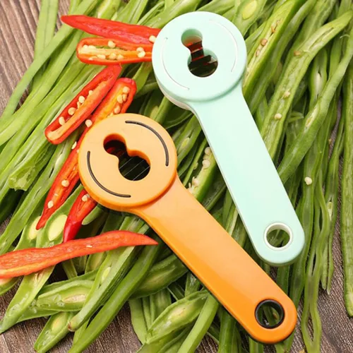 Miniatura 2 de BESTonZON 2 piezas de rallador de frijoles para verduras, de acero inoxidable ahora frijol verde, cortador de frijoles franceses, herramienta