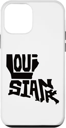 Miniatura 12 de Funda para iPhone 11 Pro Max Patriotic Home State Map of Louisiana Text Art Shape Design