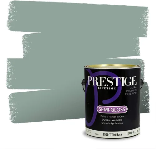 Miniatura 1533 de Prestige Paints - pintura de exterior y pintura de imprimación en una, E100-T-6006-10AVP