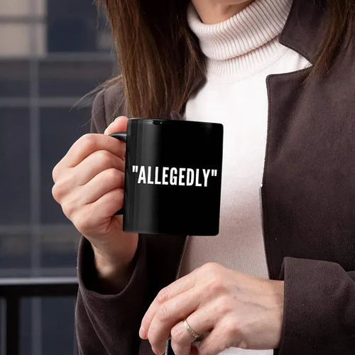 Miniatura 6 de Allegedly Lawyer - Taza divertida de graduación para estudiantes de derecho, profesores, abogados, taza de café de cerámica, novedosa, 11 onzas