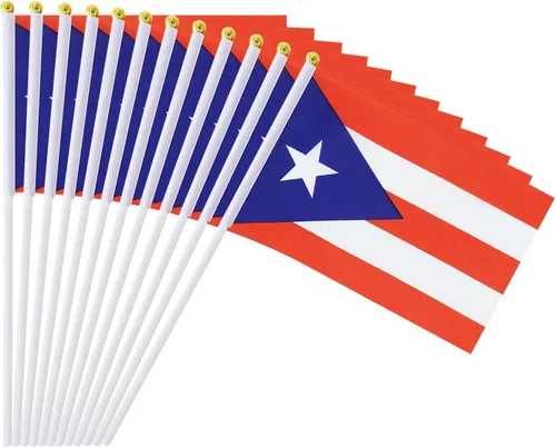 Miniatura 8 de Bandera de México, bandera mexicana, pequeñas mini banderas de mano de México en palo, ideal para fiestas, desfiles, eventos deportivos