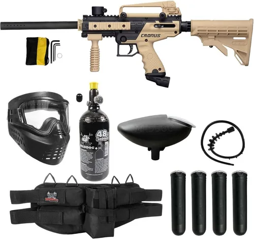 Miniatura 11 de Maddog Tippmann Cronus - Marcador táctico de paintball plateado