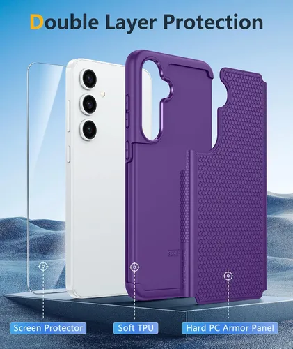 Miniatura 763 de FNTCASE Funda para iPhone 17 Pro: Fundas delgadas translúcidas de color azul claro compatibles con MagSafe, protección completa de la cámara
