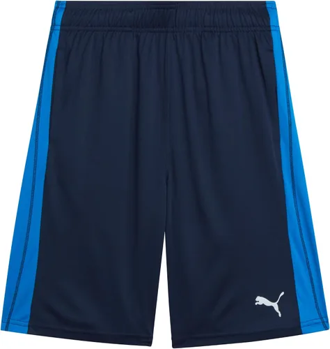 Miniatura 7 de PUMA Pantalones cortos deportivos para niños, de secado rápido, transpirables, entrelazados, con bolsillos (tallas 4-20)