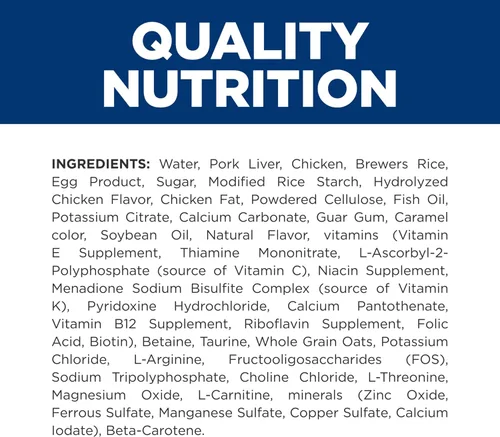Miniatura 5 de Hill's Prescription Diet k/d Kidney Care with Chicken Wet Cat Food, dieta veterinaria, latas de 5.5 onzas, paquete de 24