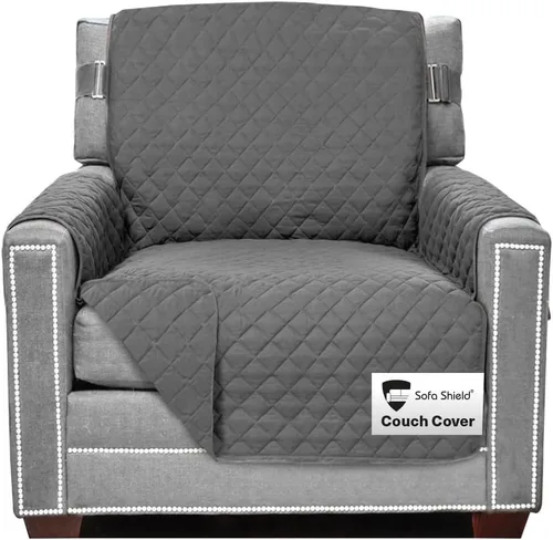 Miniatura 112 de Sofa Shield - Funda para sillón reclinable con correa patentada, protector de cojín, funda reversible diseñada en EE. UU. resistente a manchas