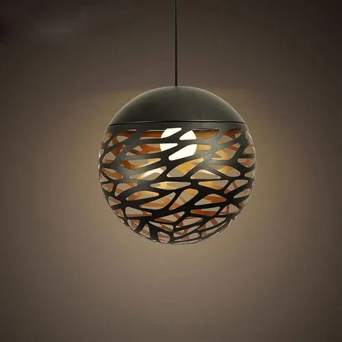 Miniatura 6 de Adjustable Height Chandelier Light Fixture - Elegant Black Iron & Glass Design for Living Room, Kitchen Island, Cafe, and Bar(20cm)