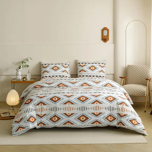 Miniatura 18 de Houseri Juego de Edredón de Terciopelo Azul Twin Azul Claro Esponjoso Juegos de Ropa de Cama Twin Azul Polvoriento Ropa de Cama de Franela Niños
