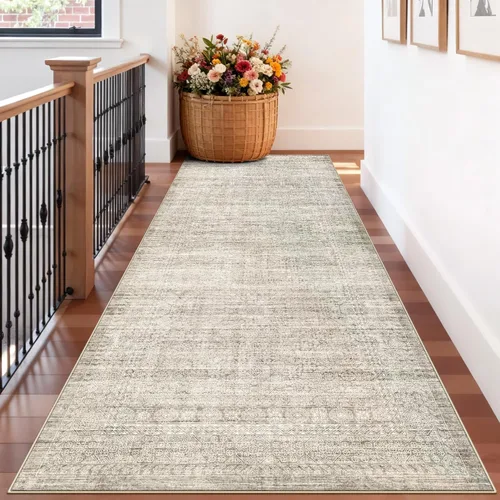 Miniatura 26 de HY HAO YUN LAI Alfombras antideslizantes para pasillos, alfombra lavable para pasillo, alfombra larga ultra suave para cocina, alfombras de acento
