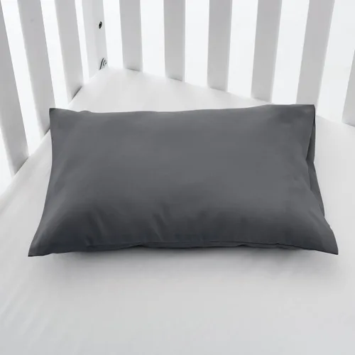Miniatura 2 de EXQ Home - Fundas para almohada de niños pequeños 13x18, juego de 2 fundas de almohada de viaje, funda pequeña para almohada de bebé de 12x16, Gris