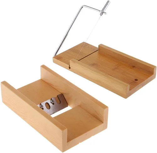 2 piezas de cortador de pan de jabón, biselador de alambre para hacer pan, pastel, jabón, queso, bricolaje, cortador, cortador, juego de