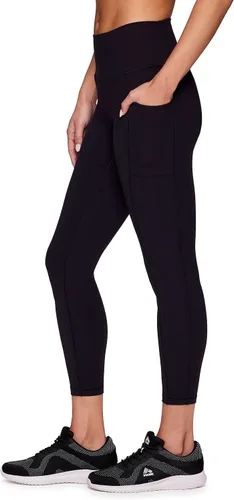 Miniatura 5 de RBX Active Leggings de yoga para mujer, ultra suaves, sólidos, con bolsillos