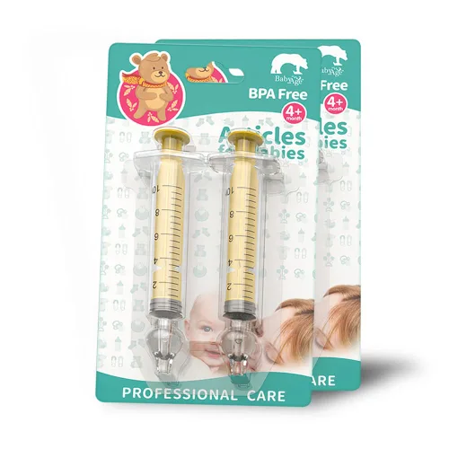 Miniatura 8 de Jeringa nasal para bebé, 4 unidades, aspirador nasal seguro para bebé, jeringa Qucik, herramienta de enjuague para bebé/bebé/niño (azul)