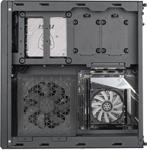 Miniatura 11 de Silverstone Tecnología Milo 12 Carcasa delgada Mini-ITX de alto rendimiento, SST-ML12B